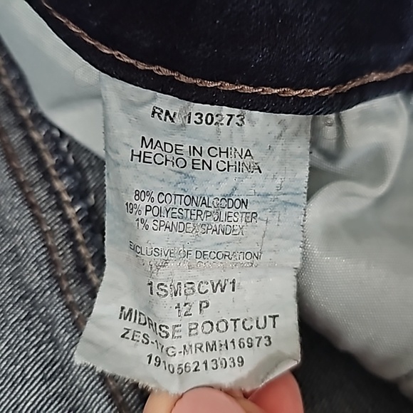 Riders by Lee Midrise Bootcut size 12P - Picture 5 of 6